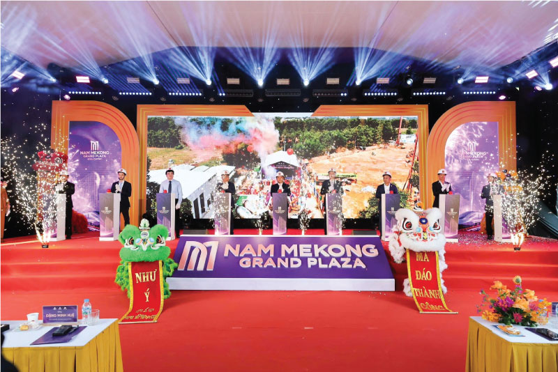 Chính Thức Khởi Công Dự Án Nam Mekong Grand Plaza: Cú Bắt Tay Chiến Lược Cùng Tổng Thầu Phước Thành