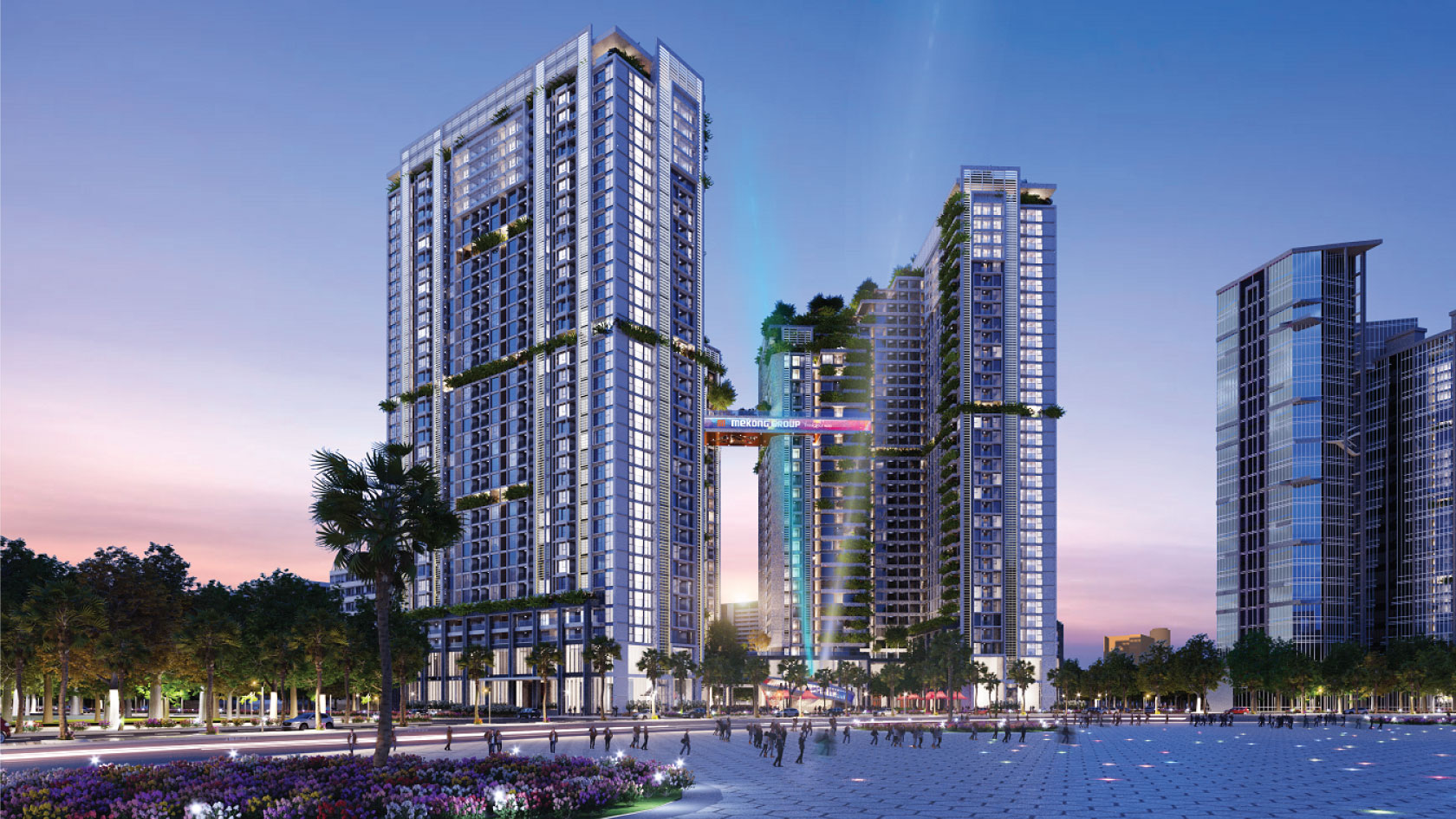 Phối cảnh Dự Án Nam Mekong Grand Plaza
