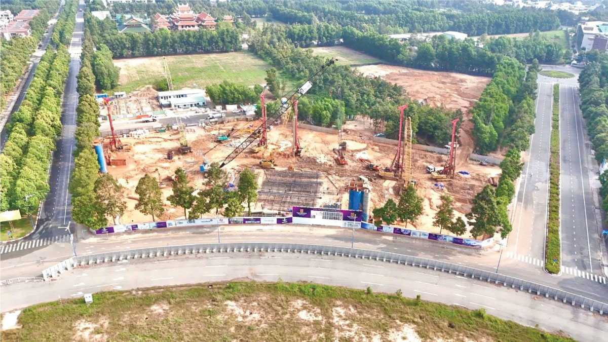 Toàn Cảnh Tiến Độ Nam Mekong Grand Plaza Mới Nhất